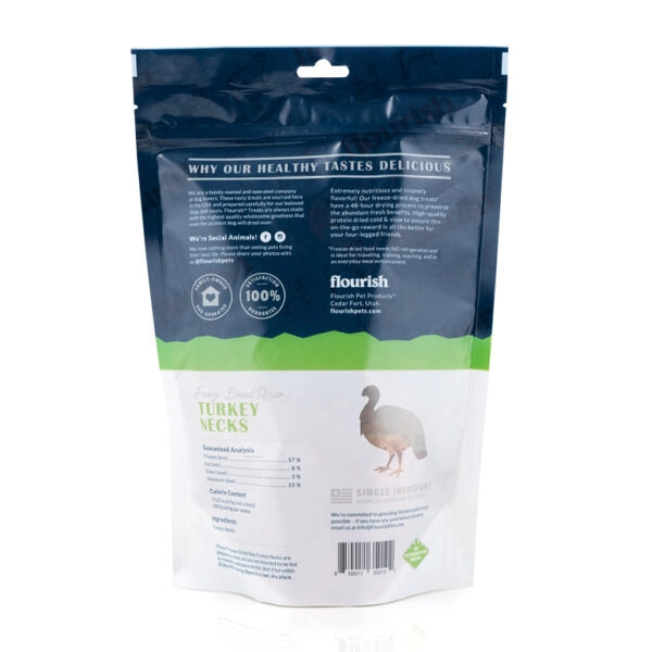 Freeze Dried Turkey Necks - 3 Count