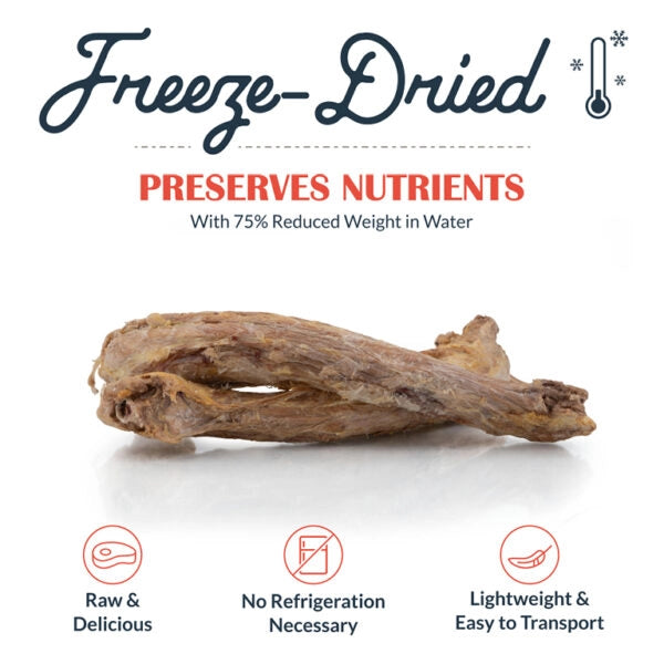 Freeze Dried Turkey Necks - 3 Count