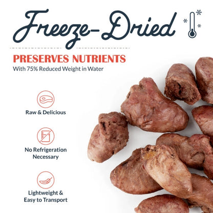 Freeze Dried Raw Chicken Hearts - 2oz