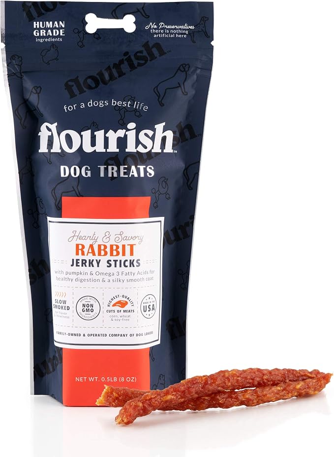 Rabbit Jerky Sticks 8 oz