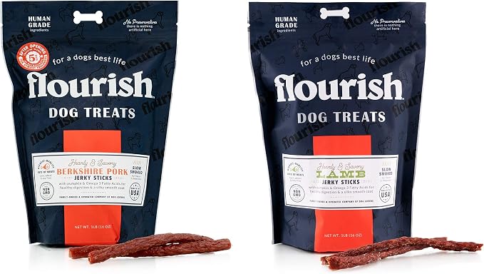 Pork and Lamb Jerky Sticks - Variety Pack