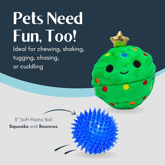 rubber christmas tree dog toy Christmas Tree
